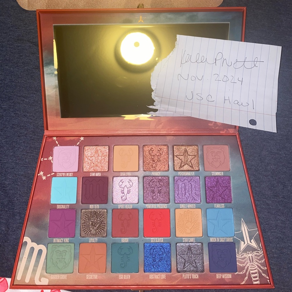 JEFFREE STAR COSMETICS SCORPIO EYESHADOW ARTISTRY MAKE UP PALETTE BRAND NEW